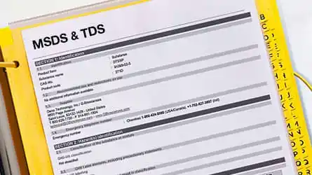 MSDS und TDS